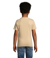 Camiseta de manga corta de niño con cuello redondo personalizable